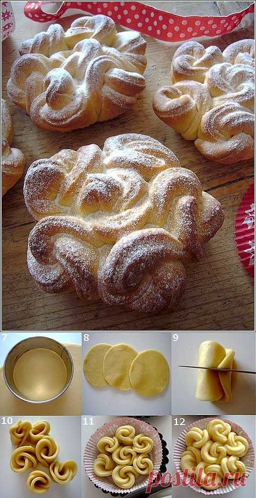 Воздушные кружевные булочки.