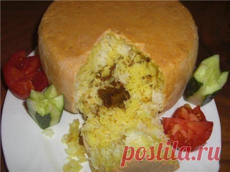 Бочонок с пловом - Вторые блюда - Рецепты Восточной и Кавказской кухни с фото - Хинкал.ру- Хинкал.ру