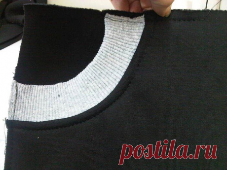 как обработать карман с отрезным бочком вспортивных брюках! .