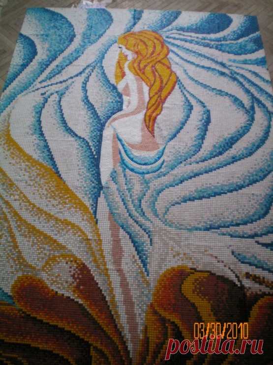 (8) Gallery.ru / Девушка - Мозаика для бассейнов - mosaic