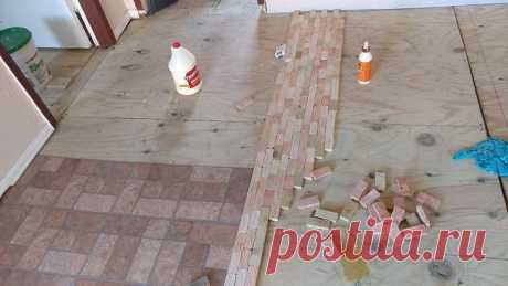 Ваши гости никогда не догадаются, что ходят по старой деревянной кровати.