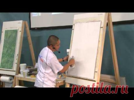 Леонид Ким работа мастихином.mp4