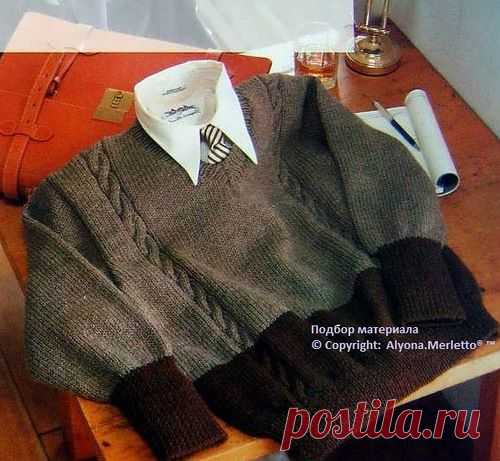 Пуловер ...мужская мода от Bianzhi.