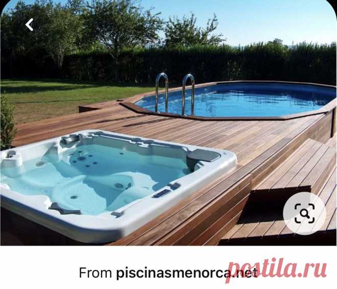 Пин содержит это изображение: Pool hot tub