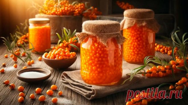 Облепиха на зиму без варки с сахаром - Сад и огород