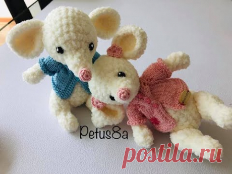 Ratón amigurumis by Petus (English subtitles) en crochet