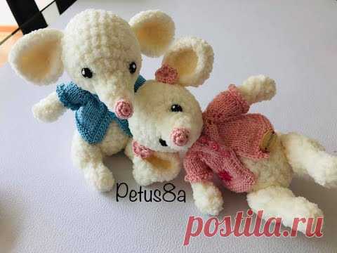 Ratón amigurumis by Petus (English subtitles) en crochet
