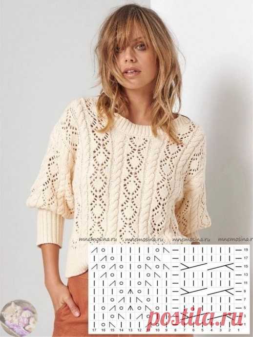 ​Красивые осенние узоры для вязания Красивые осенние узоры для вязанияСохраняем в копилочки новые узоры для вязания на спицах.