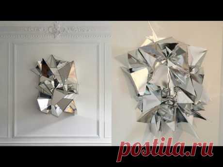 (4) DIY Mirrored Geometric Mosaic Wall Art - YouTube