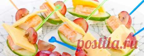 20 праздничных канапе с сыром - МирТесен