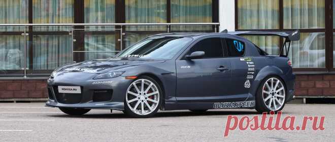 Роториада: тюнинг Mazda RX-8 High Power Продвинутые любители японских спорткаров Mazda RX-8 уважают гораздо меньше старых и более компактных RX-7, почитая последнее на сегодняшний день роторное купе слишком компромиссным. К тюнингу немногоч