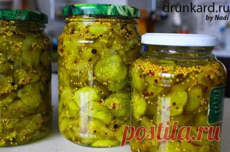 Пряные огурчики (пикули для сандвичей)