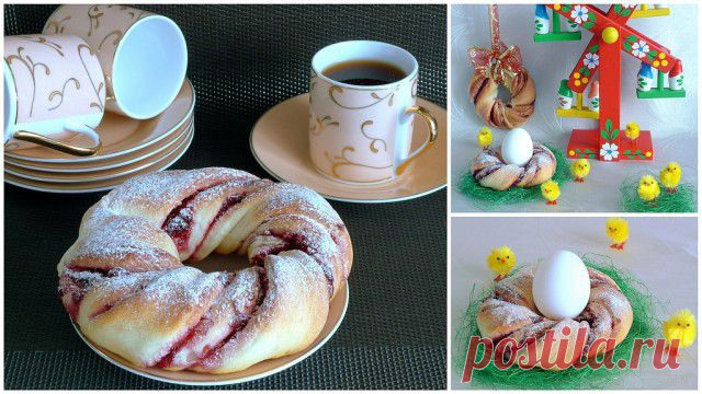 Печем вкусные клюквенные веночки