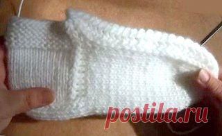 Следки на двух спицах. Видео мастер-класс от Светланы Берсановой