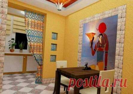 Интересные идеи использования декоративной штукатурки на кухне