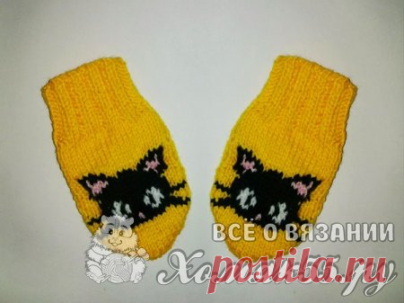 Варежки спицами схемы и описание