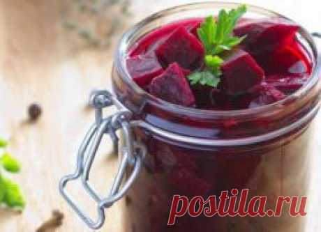 Маринованная свекла – рецепт