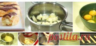 Заварное тесто шаг за шагом. Эклеры.