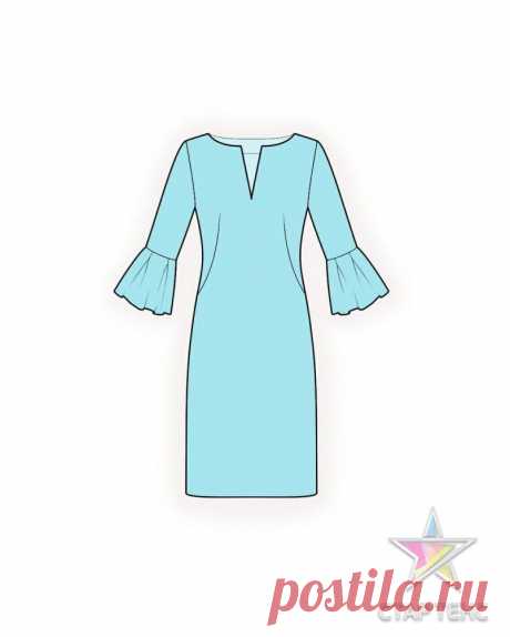 Выкройки простых платьев 👗 всех размеров для начинающих скачать 👉 в интернет-магазине СТАРТЕКС ☎