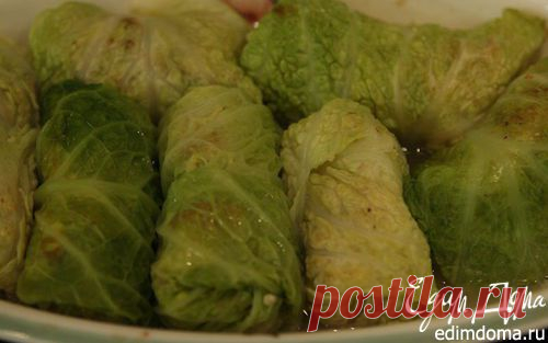Голубцы с лисичками и пореем | Кулинарные рецепты от «Едим дома!»