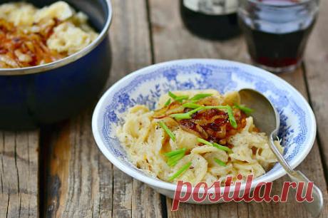 Макароны с квашеной капустой - рецепт с пошаговыми фото / Меню недели