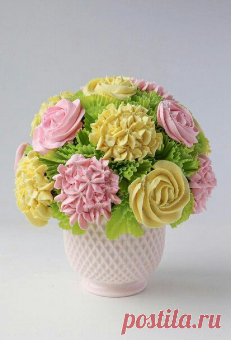 Букеты из капкейков (5Diy) / Рецепты / ВТОРАЯ УЛИЦА