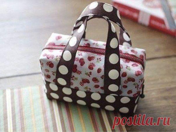 Шьем сумочку-чемоданчик