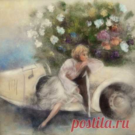 Картины из шерсти. Валяние. Рукоделие. МК