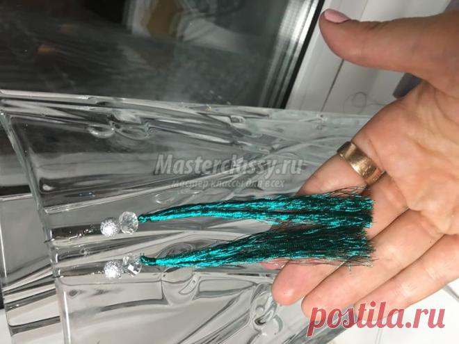 Модные серьги – кисти своими руками: подробный мк + видео урок