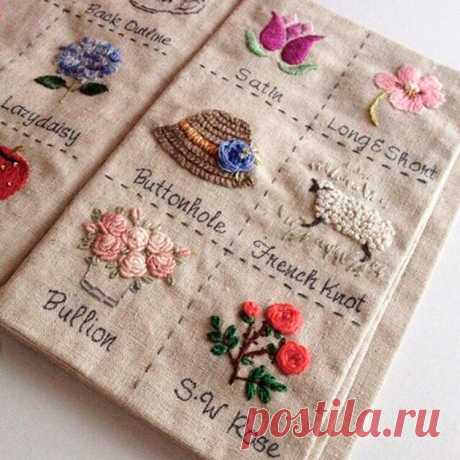 Интересная идея - книги с вышивкой (образцами) | Рукоделие от OvechkaMaster.ru | Яндекс Дзен