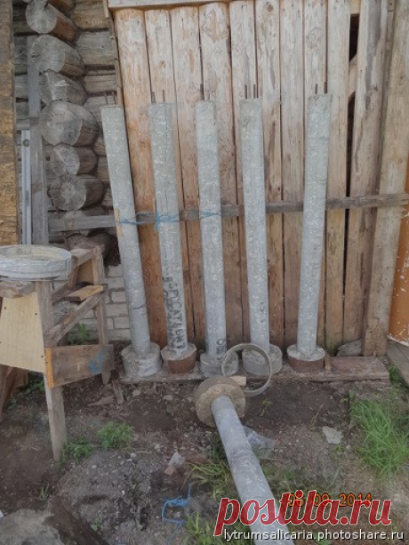 Фундаменты под легкие и не очень постройки.: Группа Постройки на участке