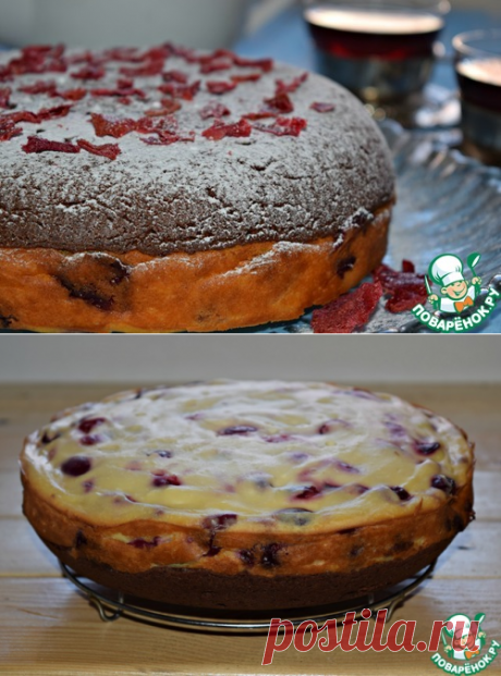 Пирог с творогом и вишней &quot;Очарование&quot;