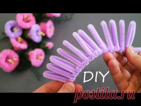 🌺THIS IS GREAT🌺 How to make a bouquet of flowers from chenille wire🌺 Pipe cleaner
