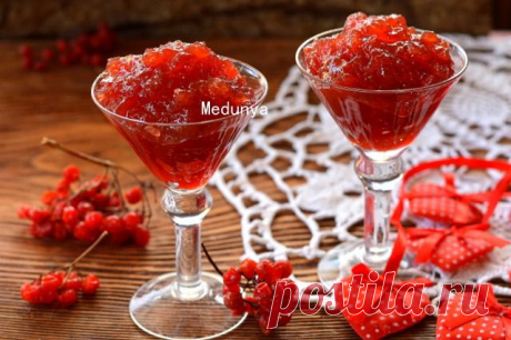 Яблочно-калиновый джем / Фруктовые десерты / Кукорама — вкусные рецепты!