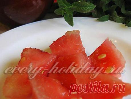 Арбуз соленый в банке: рецепт