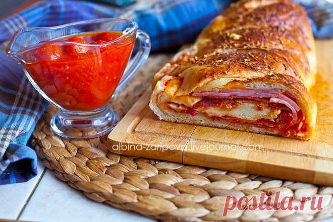 Table talks - Stromboli / Стромболи / пицца в рулете (step by step)