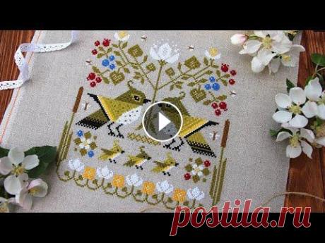 Медведица, Samplers and Stories, Primitive and Wood. Российские дизайнеры схем для вышивки #вышивкакрестом #примитивнаявышивка #схемыдлявышивки #flosstube #samplersandstories #primitiveandwood Представляю вашему вниманию трех очень талантлив...