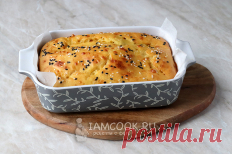 Заливной пирог с репчатым луком (на кефире) — рецепт с фото пошагово