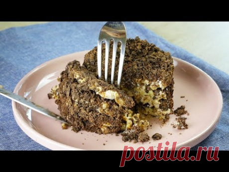 БЕЗ ВЫПЕЧКИ за 5 МИНУТ! ЭТО просто БОМБА! Шоколадный десерт. Вкусно и ПОЛЕЗНО! ТОРТ БЕЗ ПЕЧЕНЬЯ