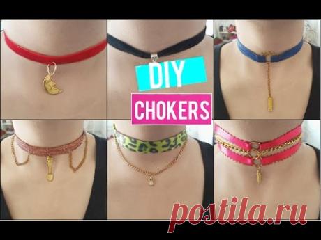 DIY CHOKERS FACILES Y BONITOS | Rebeca Santos