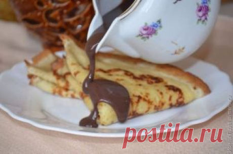 Шоколадный соус для блинов и не только...
