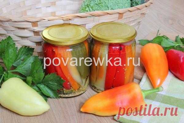Маринованный перец болгарский на зиму: рецепты с фото пошагово