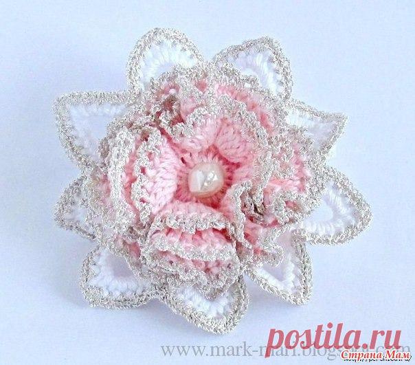 Красивая резинка для волос "Принцеска карамелька" - Все в ажуре... (вязание крючком) - Страна Мам