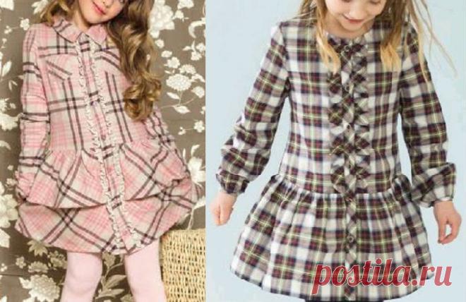 Платье для девочки с длинными рукавами от 1 до 14 лет (Шитье и крой) – Журнал Вдохновение Рукодельницы