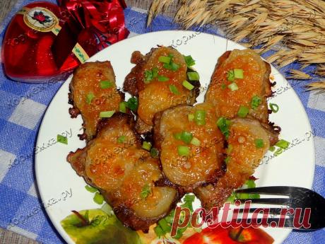 Отбивные с луком и сыром в духовке - Кормежка.ру
