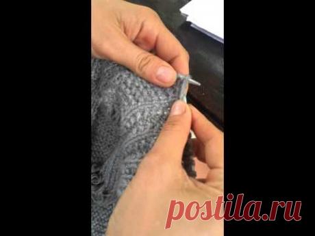 Урок 3! Перекрещивание косы из 20 петель !