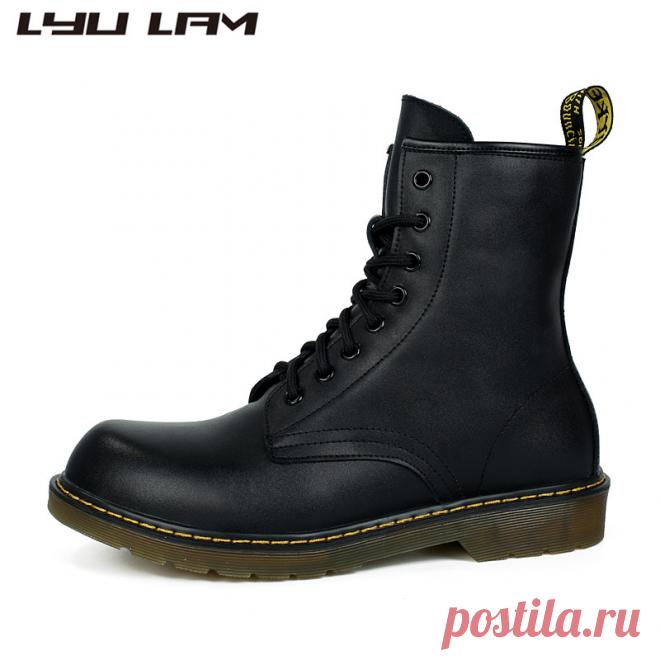 ЛЮ ЛАМ Мужские Ботинки Зимние МЕХОВЫЕ Резиновые Сапоги Для Человека Натуральная Кожа Мотоцикла Сапоги Мода Мужская Обувь Ковбойские Сапоги купить в магазине Adv@nce на AliExpress
