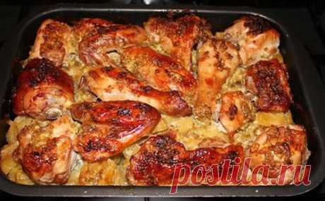 Курица с ананасами » Рецептико