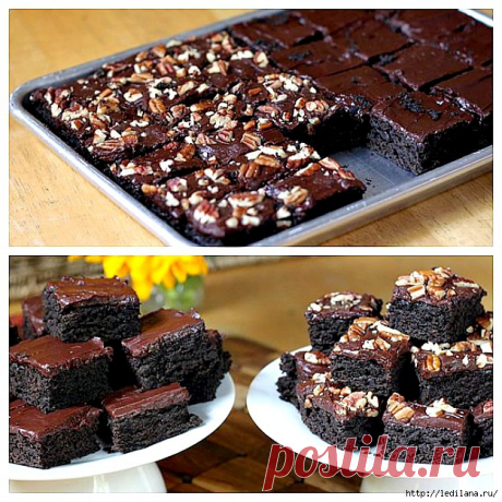 Овощные шоколадные брауни без яиц. Шедевр кулинарии!