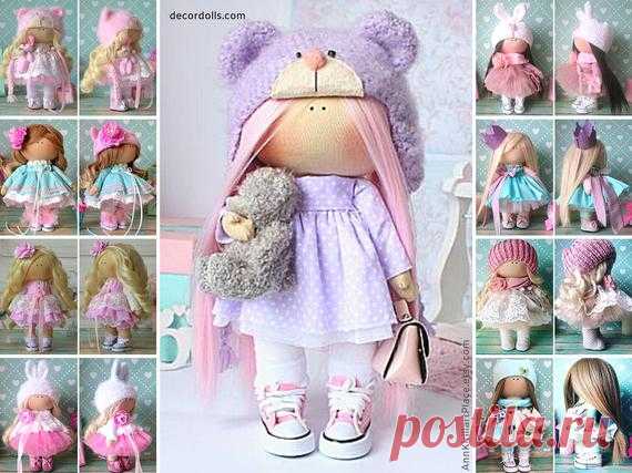 Baby Room Decor Doll, Custom Made Portrait Doll, Special Gift Doll for Girl, Unique Original Gift for Family, Handmade Art Doll by Elvira Hello, dear visitors!  This is handmade cloth doll created by Master Elvira F (Nizhnevartovsk, Russia). All dolls stated on the photo are mady by artist Elvira F. You can find them in our shop searching by artist name: https://www.etsy.com/shop/AnnKirillartPlace?ref=hdr_shop_menu&search_query=elvira